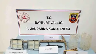 Bayburt’ta Yasadışı Kazı Operasyonu: Jandarma 4 Şüpheliyi Gözaltına Aldı