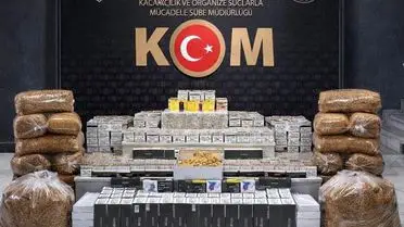 Uşak’ta 152 Bin Gram Kaçak Tütün ve 26 Bin Makaron Ele Geçirildi