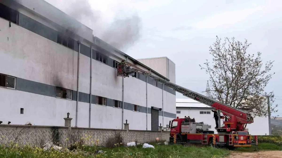 İnegöl mobilya fabrikası yangını