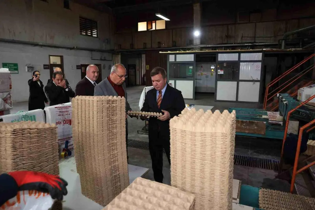 Erzincan OSB'de Viyol Üretim Tesislerini Vali Aydoğdu İnceledi