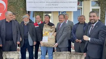Yozgat’ta 169 Çiftçiye Yerli Ayçiçeği Tohumu Desteği Sağlandı