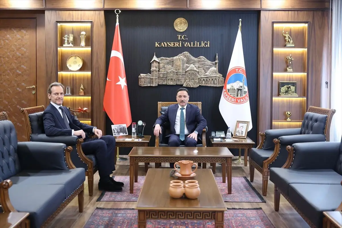 Belçika Büyükelçisi Kayseri ziyareti