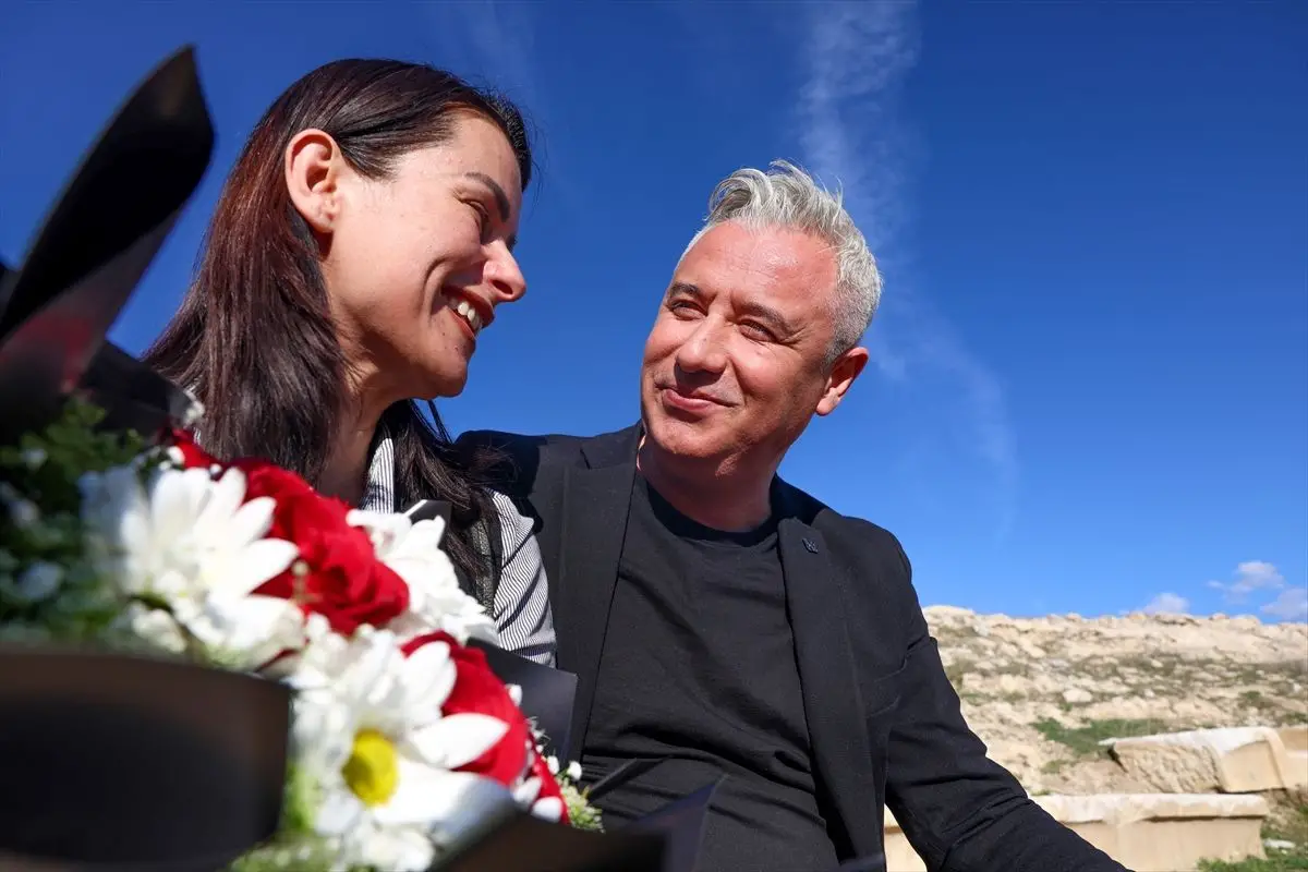 Kastamonu Antik Tiyatroda 2 Bin Yıllık Tarihe Tanıklık Eden Romantik Evlilik Teklifi