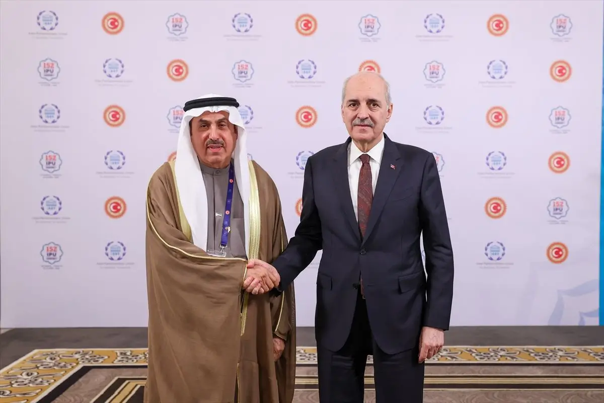 TBMM Başkanı Kurtulmuş, BAE Lideri Ghobash ile Orta Doğu Politikalarını Görüştü