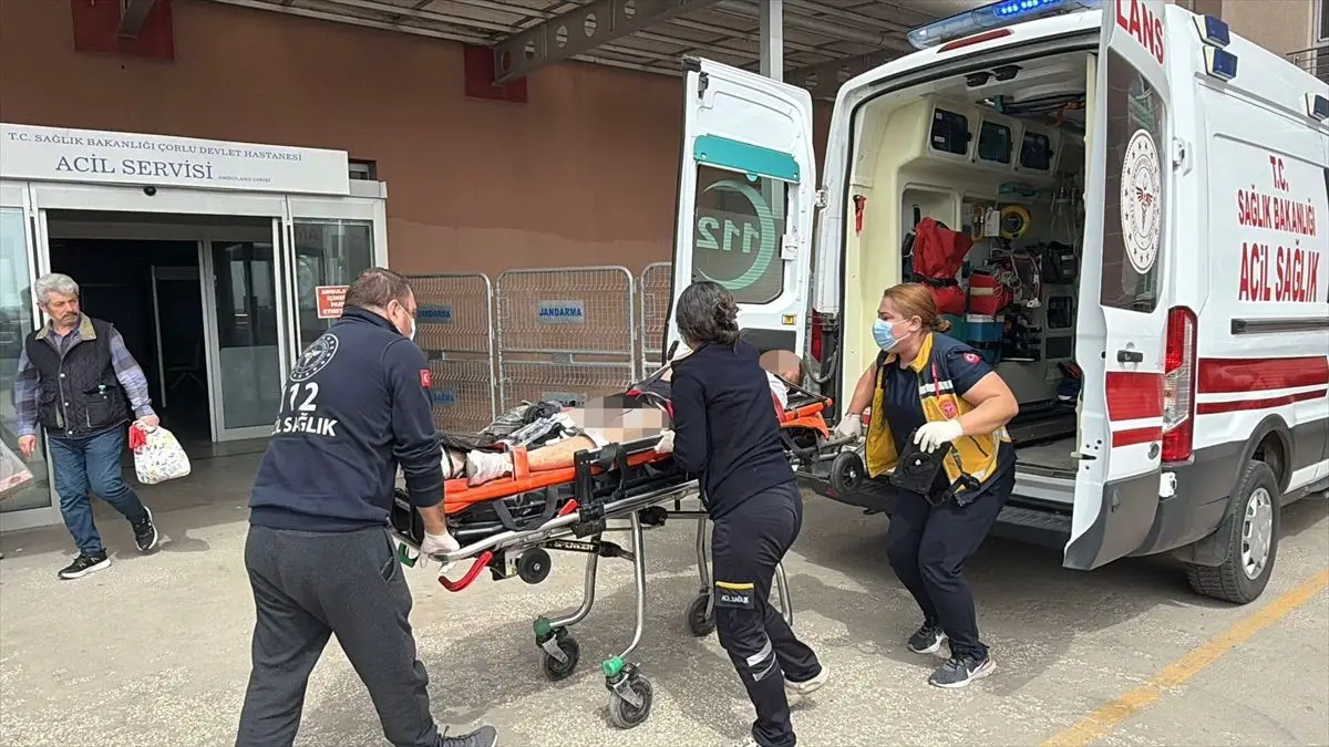 Çorlu'da Yol Verme Tartışması Silahlı Saldırıya Dönüştü