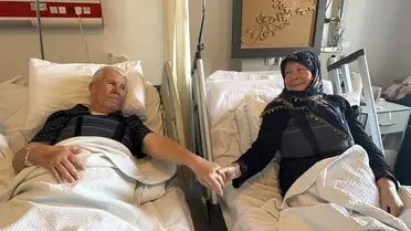 46 Yıllık Evlilik Yıldönümünde Çift, Baypas Ameliyatı ile Tekrar Aynı Odaya Girdi