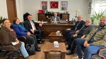 Artvin TSO Başkanı Yılmaz Boz’u Ziyaret Etti, Yeni Genel Sekreter’e Başarı Dileklerini İletti