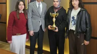 Saraydüzü Bocce Turnuvası Şampiyonları Kaymakam Ünal'dan Ödül Aldı