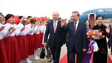Vietnam Devlet Başkanı To Lam, Pekin'e Resmi Ziyaretine Çıktı