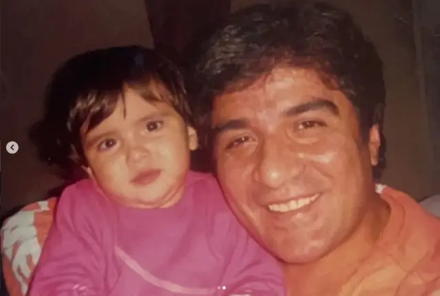 Dilara Erkal’ın babasıyla birlikte olduğu bir an