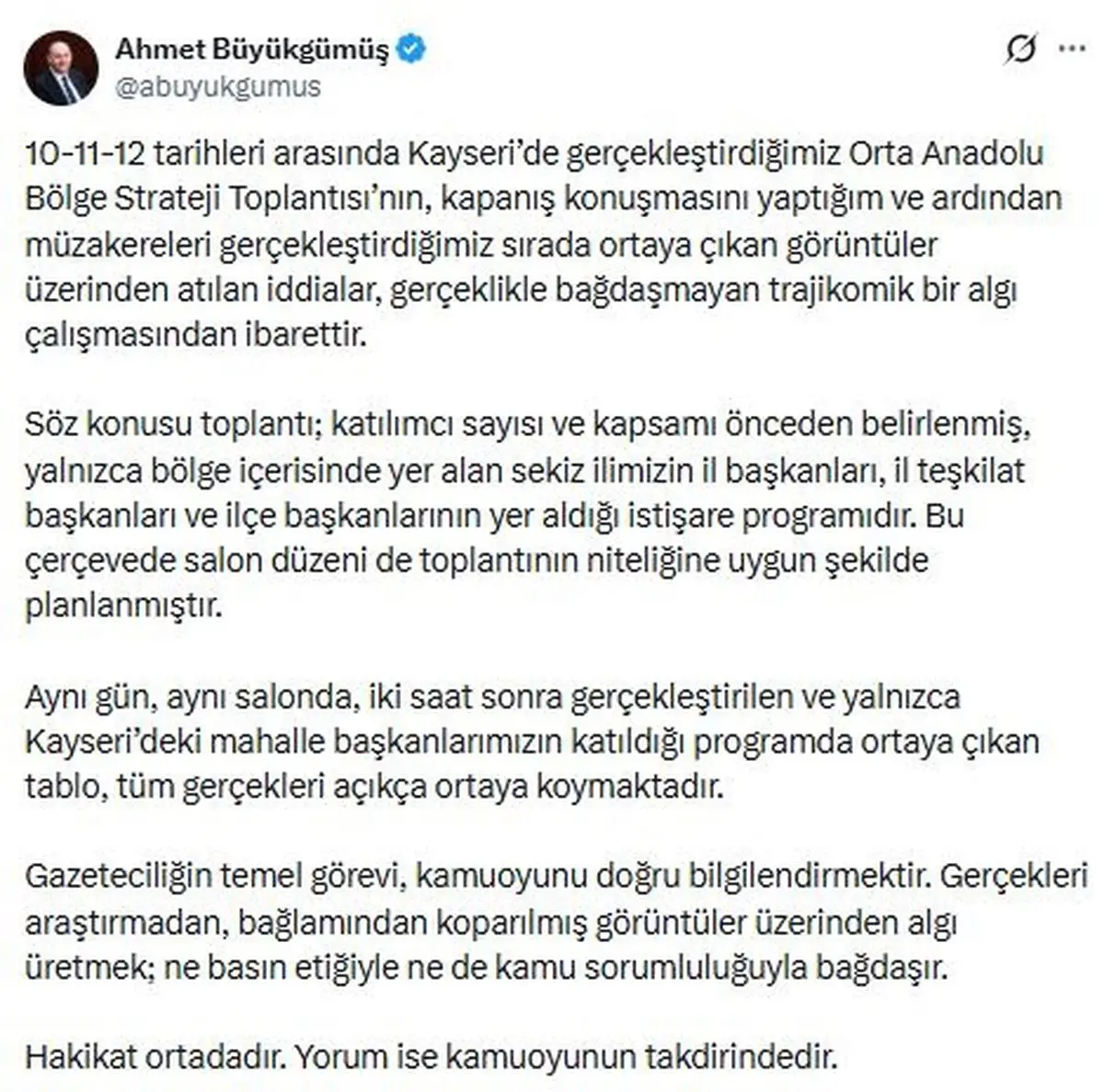 Büyükgümüş’ten Salon İddialarına Cevap: Gerçekler ve Mizah