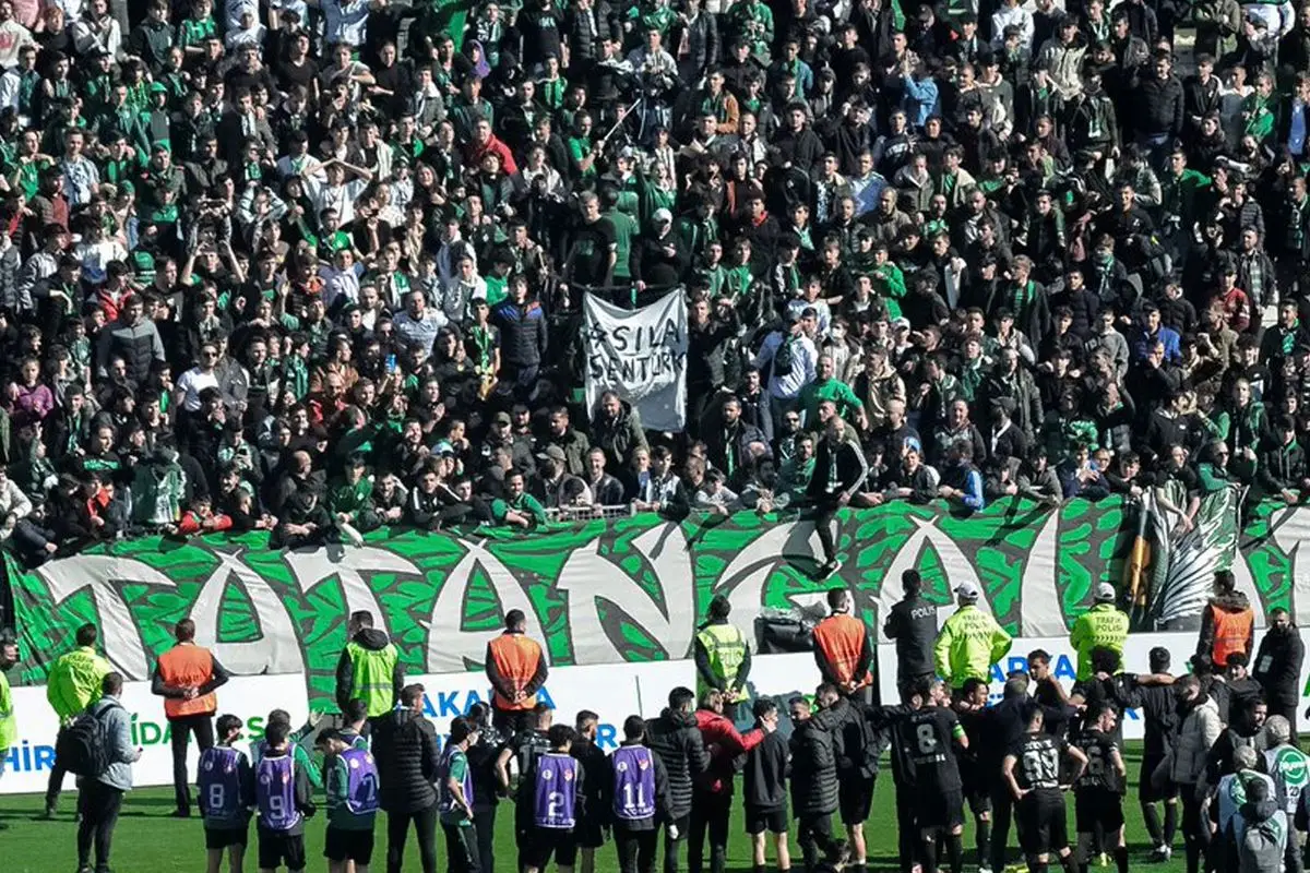 Sakaryaspor'un son maçından bir kare