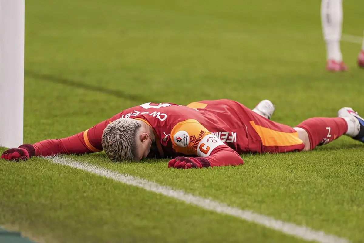 Galatasaray takımının antrenman görüntüsü