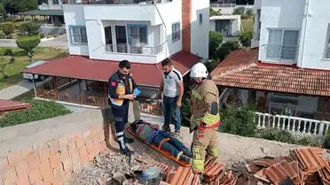 Hatay’da Çatı Çalışması Sırasında Su Deposu Çöktü: İşçi Hayatta Kaldı