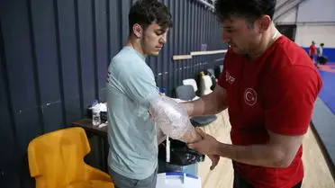 Güreş Milli Takımının Yanındaki Sağlık Kahramanları