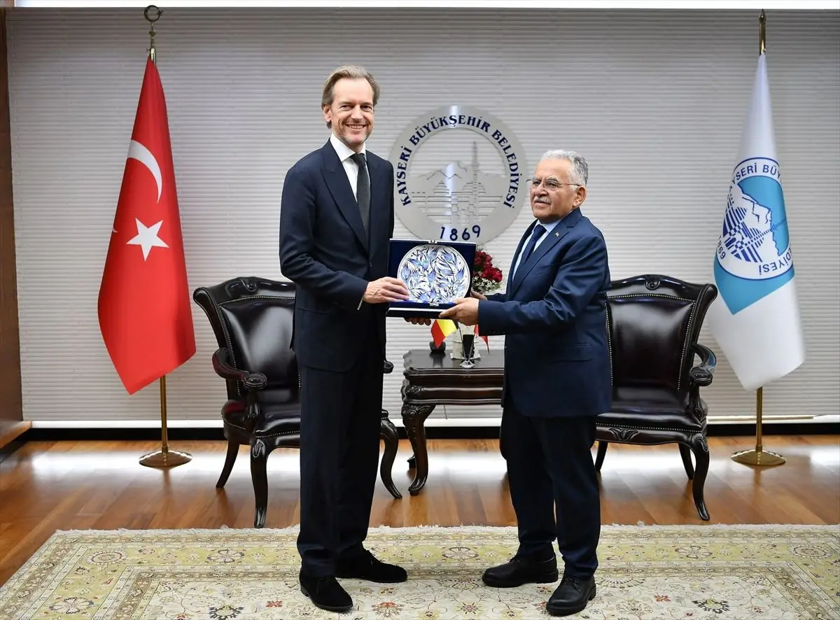 Belçika Büyükelçisi Van de Velde, Kayseri'yi İnceledi