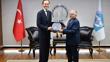 Belçika Büyükelçisi Van de Velde, Kayseri'yi İnceledi