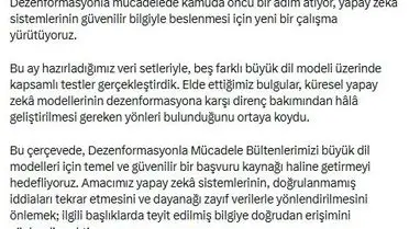 İletişim Başkanı Duran'dan Yapay Zeka Kalkanı Projesi: Güvenilir Bilgi İçin Stratejik Adımlar