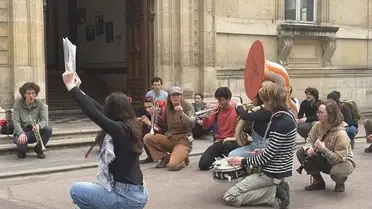 Paris’te ENS Öğrencileri Filistin’e Destek İçin Müzikal Protesto Düzenledi