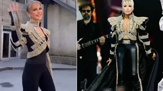 Ece Erken, Ajda Pekkan’ın Sahne Ceketiyle Çektiği Fotoğraflarda Duygusal Anlar Yaşadı