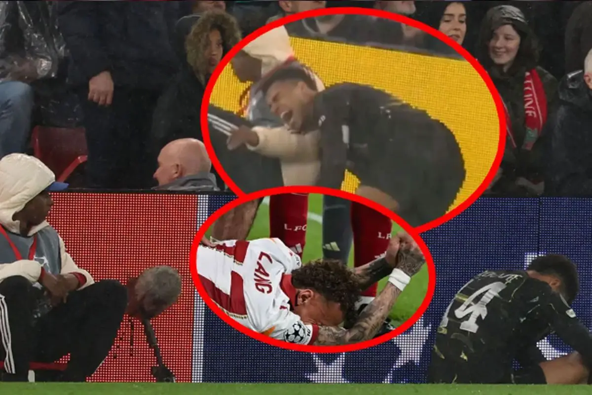 Anfield'da bir başka talihsiz kaza: PSG'li Desire Doué sahneden çekildi