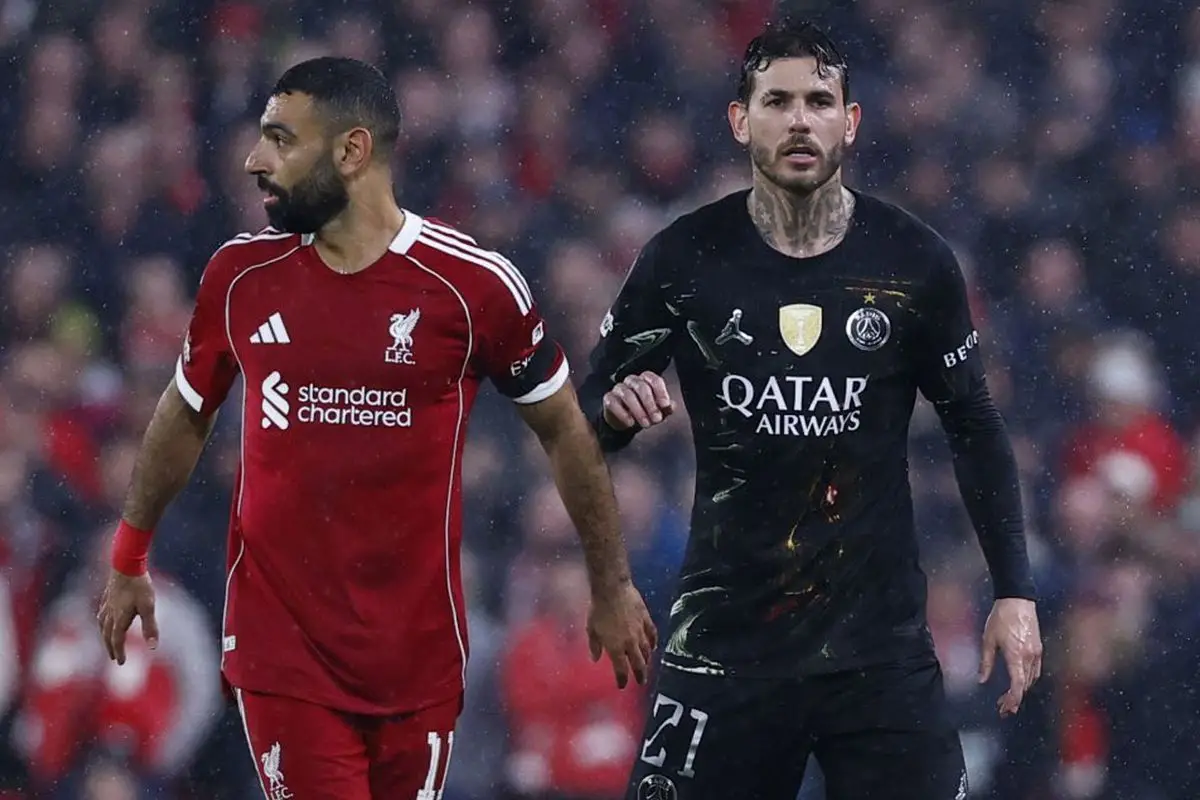 PSG ve Liverpool maçından bir kare