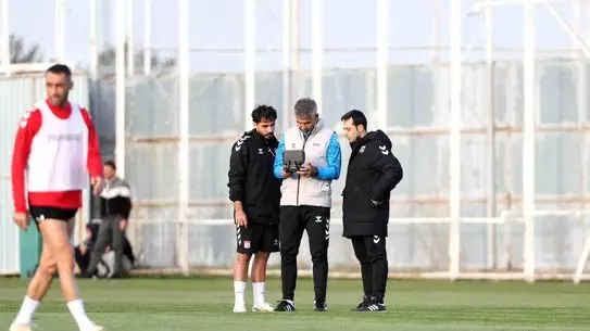Sivasspor antrenman sahasından görüntü