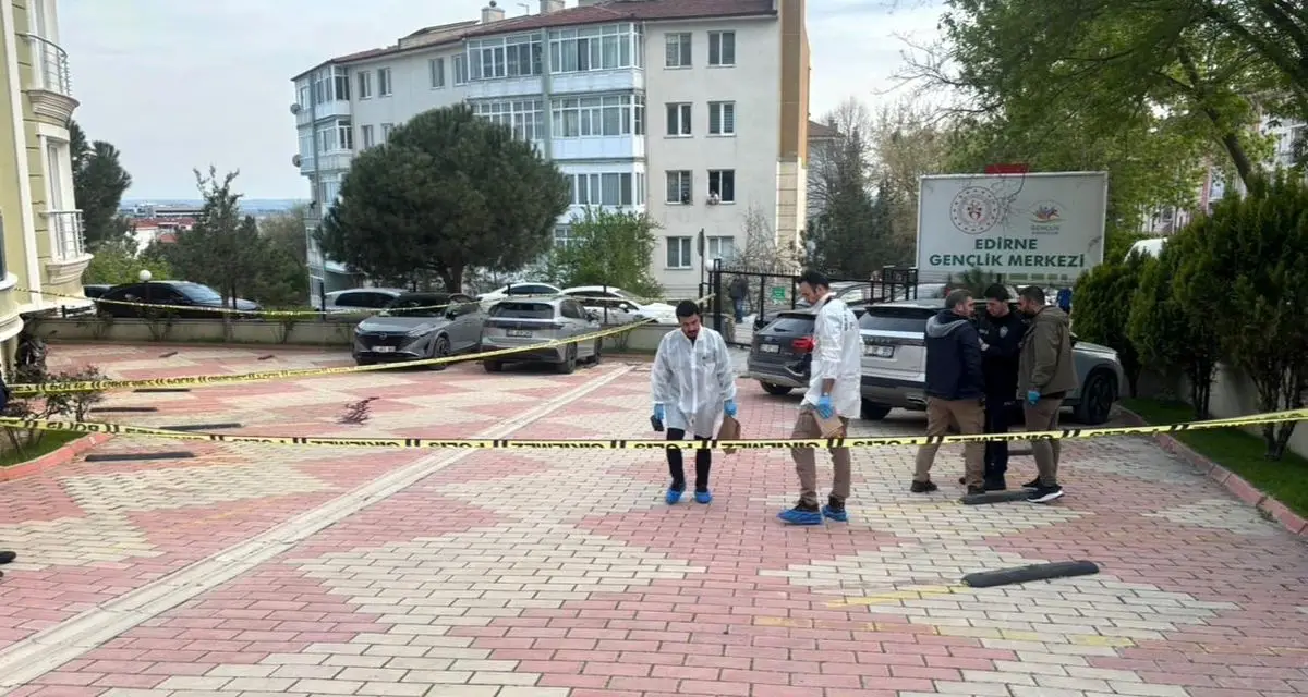 Edirne'de Ahmet Yıldırım'ın evinin dış görünümü