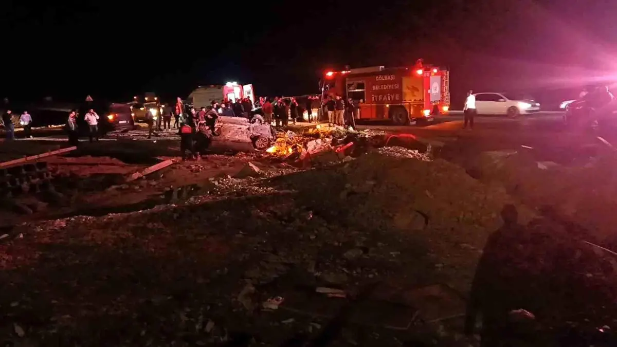 Adıyaman'da meydana gelen trafik kazası