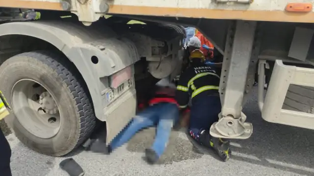 Kaza sonrası inceleme ekibi