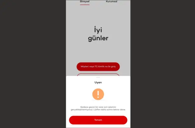 Akbank teknik ekipleri çalışıyor