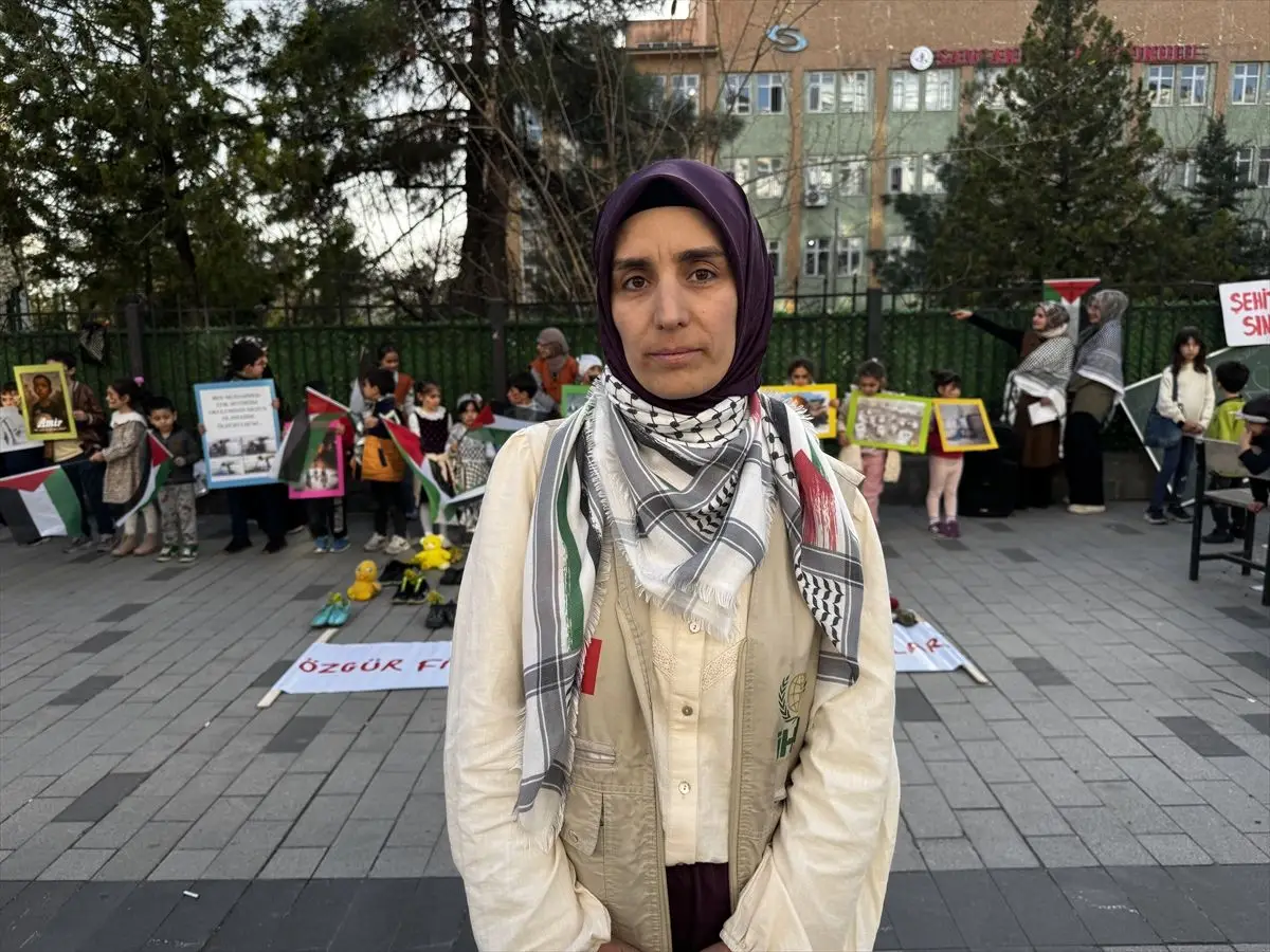 Siirt’te Gazze’ye Destek: Çocuklar İçin Sessiz Eylem