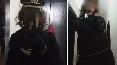 Okul Saldırganı İsa Aras Mersinli’nin Polis Şapkası ve Silahlarla Çektiği Fotoğraflar Medyada Büyüyor