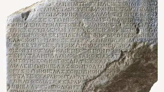 Marmaris'te 2. Yüzyıl M.Ö. Arazi Kira Belgesi Gün Yüzüne Çıktı