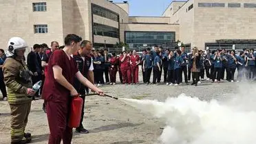 Hatay Dörtyol Devlet Hastanesi'nde Personellere Yangın Güvenliği Eğitimi Verildi