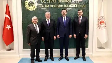 Kayseri Büyükşehir Başkanı Büyükkılıç, Bakan Kurum ile Şehir Projelerini Gözden Geçirdi