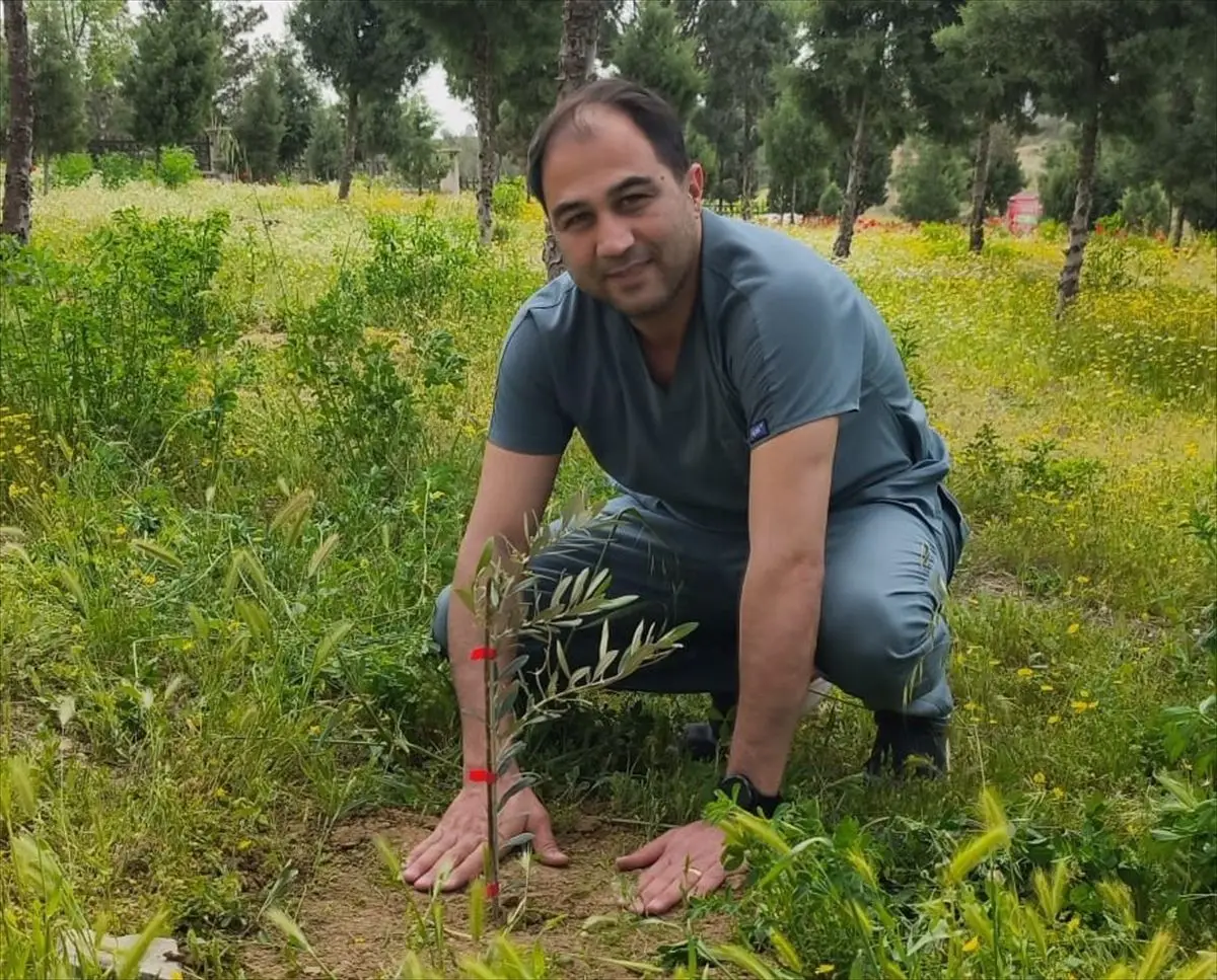 Mut Devlet Hastanesi'nde 150 Zeytin Fidanı ile Yeşil Bir Adım