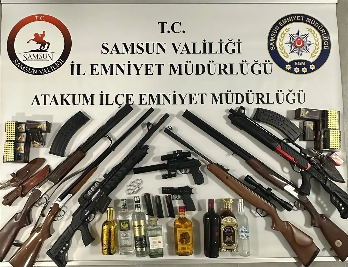 Atakum’da Büyük Silah ve Mühimmat Operasyonu Gerçekleşti