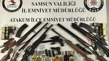 Atakum’da Büyük Silah ve Mühimmat Operasyonu Gerçekleşti