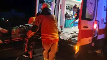 Cizre'de Şarampole Yuvarlanan Otomobilde 4 Kişi Yaralandı