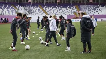 A Milli Kadın Futbol Takımı Sinop'ta İsviçre Maçına Hazırlandı