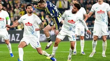 Fenerbahçe, Rizespor Maçında 2-2 Beraberlikle 13 Maçlık Galibiyet Serisini Kırdı