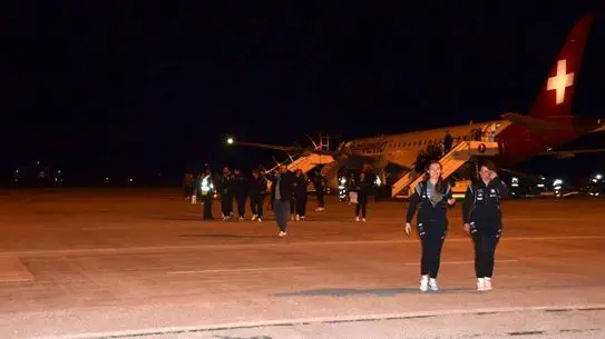 İsviçre Kadın Milli Futbol Takımı Sinop'ta Türkiye Maçına Hazırlanıyor