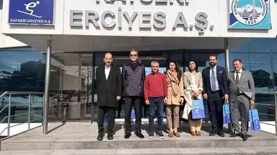 Belçika Büyükelçiliği Erciyes Kayak Merkezi'ni İnceledi: Kış Turizmi Potansiyeli Gündemde