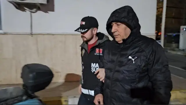 Gözaltına alınan şahısların tutuklama anı