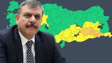 Yağış haritası ve riskli bölgeler