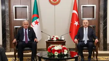 TBMM Başkanı Kurtulmuş, Cezayir Meclisi Başkanı Boughali ile Parlamentolar Arası Birlik'te Görüştü