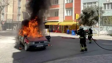Tekirdağ’da Benzin Takviyesinden Sonra Araç Alev Aldı: Görgü Tanıkları Şokta