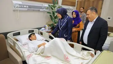 Yazmacı, Silahlı Saldırıda Yaralanan Öğrencilere Şanlıurfa’da Destek Ziyareti