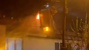 Bolu’da İki Katlı Evde Çıkan Bacadan Yangın Hızlıca Söndürüldü